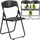 Flash Furniture HERCULES Series Plastic Folding Chairs, White, 880 lb. Weight Capacity, RUTIWHT