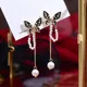 boucles d'oreilles boucle d’oreille acier inoxidable boucle d’oreille Boucles d'oreilles papillon