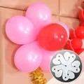 Lot de 10 20 ou 30 pièces de clips de fermeture pour Ballons en forme de fleur pour décoration de