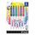 FriXion Colors Erasable Marker Pen, Black/Blue/Green/Orange/Purple/Red Ink, 6/PK