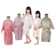 Peignoirs en satin pour filles kimono solide robes de spa vêtements de nuit pour patients robes