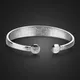 Simple délicat Bracelet en argent 100% solide 925 en argent Sterling mode femmes Bracelet Bracelet