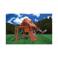 Gorilla Sun Palace II Wooden Swing Set With Monkey Bars