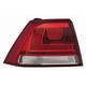 ABAKUS Heckleuchte ohne Glühlampe Rot/schwarzRechts für VW Golf VII 1.2 TSI 1.4 1.6 TDI 2.0 4motion MultiFuel