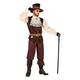 ATOSA Herren 65535 Costume Steampunk Man XXL Brown-Carnival Erwachsenenkostüme, Braun