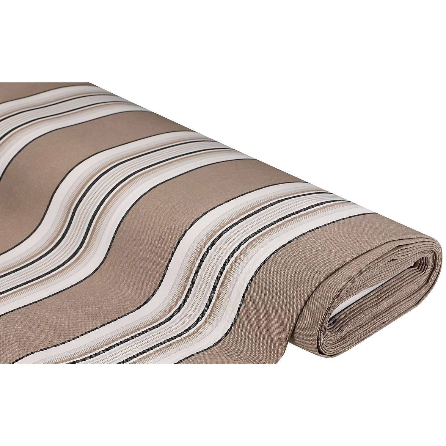 Allround-Gewebe Madrid, Streifen taupe-color Image