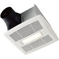 Broan-Nutone AE80BL InVent Series Single-Speed Fan with LED Light Ceiling Room-Side Installation Bathroom Exhaust Fan ENERGY STAR Certified 1.5 Sones White 80 CFM 1.5 Sones