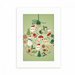 mas Santa Claus Snowman Tree Green Desktop Photo Frame Picture Display Decoration Art Painting