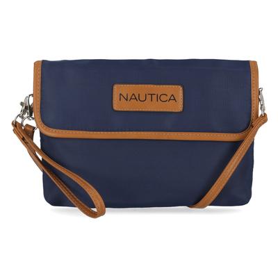 Nautica Women's Nylon Mini Wallet Bag Aqua Isle, OS
