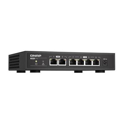 QNAP QSW-2104-2T 6-Port 10GbE/2.5GbE Unmanaged Swi...