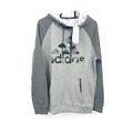 Adidas Shirts | Adidas Training Hoodie Mens M Aeroready Fleece Grey Colorblock Camouflage | Color: Gray | Size: M