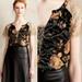Anthropologie Tops | Anthropologie Hd In Paris Disa Metallic Floral Lace Blouse | Color: Black/Gold | Size: 4