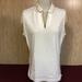 Adidas Tops | Adidas Womens Golf Tennis Sleeveless Shirt Size Large | Color: White | Size: L