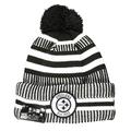 New Era NFL PITTSBURGH STEELERS Authentic 2019 Sideline Home Black Sport Bobble Knit