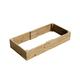 Gro Garden Products Wooden Raised Garden Bed - 90cm L x 180cm W x 30cm H Large Wooden Planters for Vegetables, Herbs, or Flowers - Garden Trough Planter - Planter Box with FSC Tanalised Timber