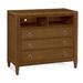 Birch Lane™ Deitrich 3 Drawer Dresser Wicker/Rattan in Brown | 38 H x 41 W x 20 D in | Wayfair 769606AE086C46A7AE16ADCBDC89109A