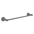 Allied Brass Malibu 26" Wall Mounted Towel Bar Metal in Gray | 2 H x 26 W x 3.39 D in | Wayfair MB-41-24-GYM