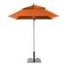 Grosfillex Expert Grosfillex Windmaster 6.5' Square Umbrella, Fiberglass in Orange | 76.5 H x 78 W x 78 D in | Wayfair 98661931