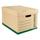 Universal Recycled Medium-duty Record Storage Box, Letter/legal Files, Kraft/green, 12/carton ( UNV28223 )