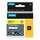 DYMO Rhino Flexible Nylon Industrial Label Tape, 0.5&quot; X 11.5 Ft, Yellow/black Print ( DYM18490 )