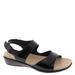 Easy Spirit Hartwell - Womens 6 Black Sandal W2