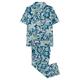 women'secret Damen Pyjama Hemdlook Caprihose Blumen Pyjamaset, Mehrfarbig, 42