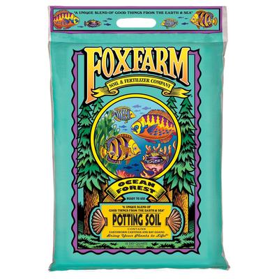 FoxFarm Ocean Forest Organic Garden Potting Soil Mix, 12 Quart Bag (12 Pack)