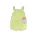 Carter's Short Sleeve Outfit: Green Tops - Size 12 Month