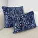 Rodeo Home Nixon Traditional Floral Cut Velvet Throw Pillow 18x24 & 23x23