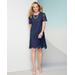 Draper's & Damon's Women's Garden Lace Dress - Blue - S - Misses