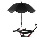 DJKDJL Baby Stroller Parasol Universal Umbrella with Clamp 360 Degree Adjustable UV Protection Stroller Sun Shade Waterproof Umbrella for Trolley Bike Wheelchair Beach Chair
