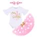 IBTOM CASTLE Baby Girls 1st Birthday Outfit ONE Party Top Tutu Polka Dots Skirt Cake Smash Princess Dress with Headband 1 Year Pink