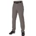 Alleson Athletic B41285584 Baseball Pants Grey - Medium