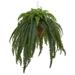 Nearly Natural 50 Giant Boston Fern Artificial Plant in Hanging Cone