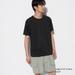 Men's Airism Cotton Crew Neck T-Shirt with Odor Control | Black | XS | UNIQLO US