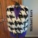 Michael Kors Jackets & Coats | Hpmichael Kors Adorable Faux Fur Bl & Wh Vest Jacket Size: M ( Nwot ) | Color: Black/White | Size: M