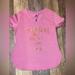 Disney Tops | New Authentic Disney Disneyland Parks Store Sparkly Rhinestones Bling Tee Xs | Color: Pink/Silver | Size: Xs