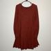 American Eagle Outfitters Dresses | American Eagle Knitted Sweater Dress Size Large | Color: Orange/Red | Size: L