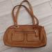 Giani Bernini Bags | Giani Bernini Cognac Brown Leather Shoulder Satchel Handbag. Size Medium | Color: Tan | Size: 7x12x3