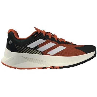 Adidas Terrex Soulstride Flow Trail Running Shoes - Men's Black/Crystal White/Impact Orange 14US HP5564-14