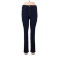 &Denim by H&M Jeans - Mid/Reg Rise Skinny Leg Mom Jeans: Blue Bottoms - Women's Size 28 - Indigo Wash