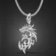 Collier pendentif dragon vintage pour hommes et femmes 100% argent regardé 925 boîte en argent