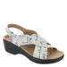 Clarks Merliah Echo - Womens 5.5 Blue Sandal Medium