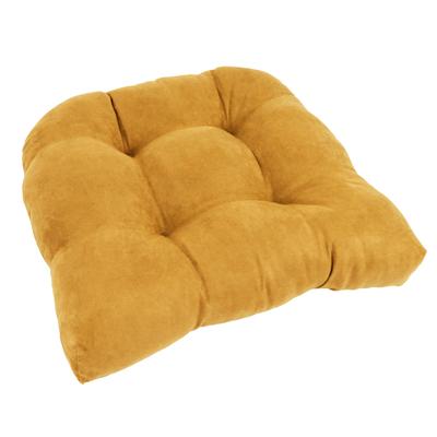 19-inch U-Shaped Microsuede Chair Cushion (Set of 1, 2, or 4)