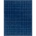 White 36 x 24 x 0.59 in Area Rug - AllModern Mallory Midnight Blue Hand Tufted Area Rug Wool | 36 H x 24 W x 0.59 D in | Wayfair
