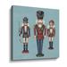 Winston Porter Soldier Nutcrackers Gallery Wrapped Canvas in Blue/Red | 10 H x 10 W x 2 D in | Wayfair D07F5AFEFD2743D18585DFF0A3A96BB5