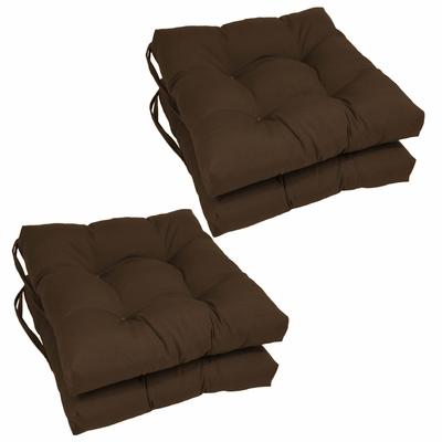 16-inch Square Indoor Chair Cushions (Set of 2, 4, or 6) - 16