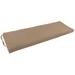 Twill Indoor Bench Cushion (48-, 51-, or 54-inches wide)