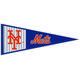 WinCraft New York Mets 13" x 32" Wool Primary Logo Pennant
