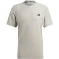 ADIDAS Herren Shirt Train Essentials Stretch Training, Größe XXL in Grau